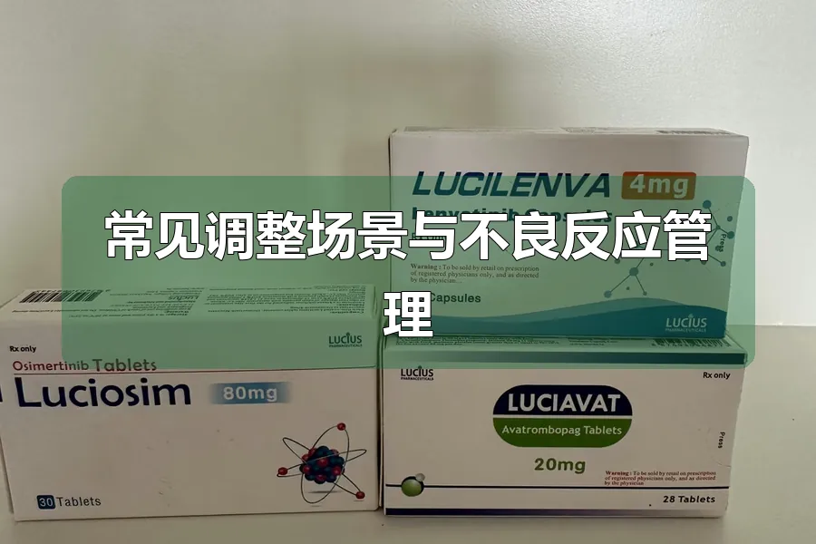 常见调整场景与不良反应管理