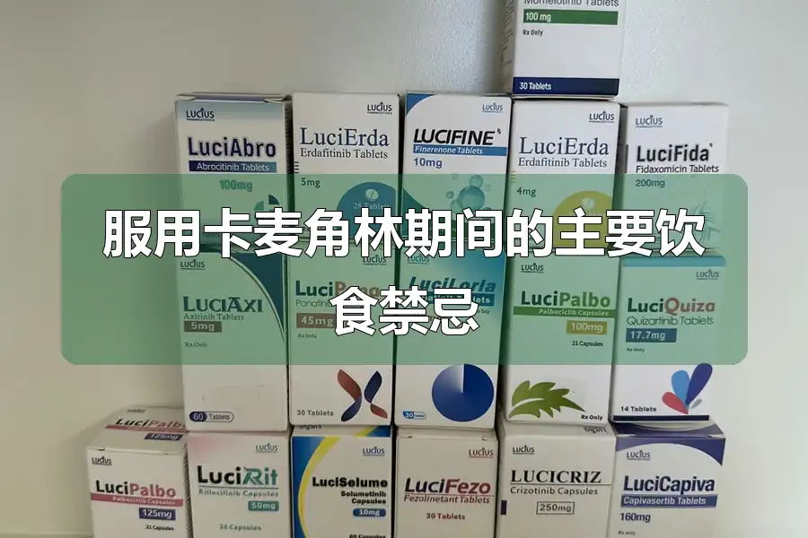 服用卡麦角林期间的主要饮食禁忌